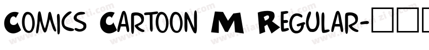 Comics Cartoon M Regular字体转换